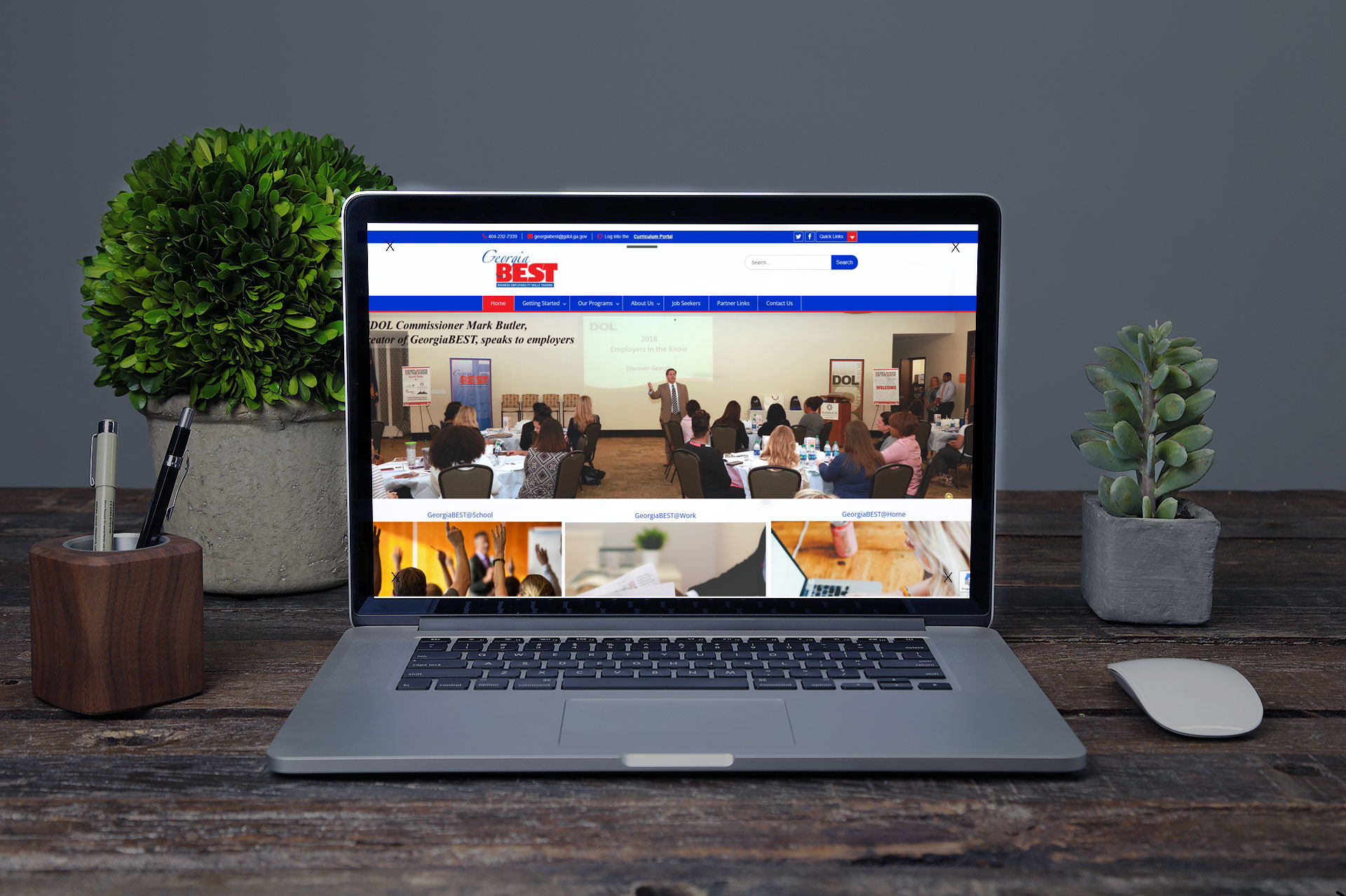 Team meeting sketching a new brand identity