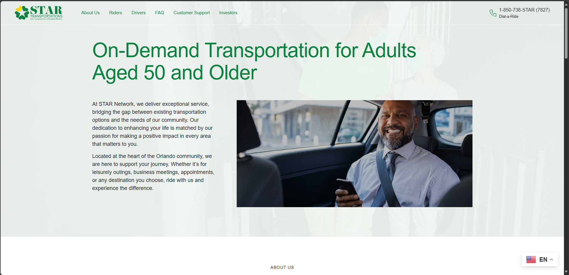 STAR Transportation website